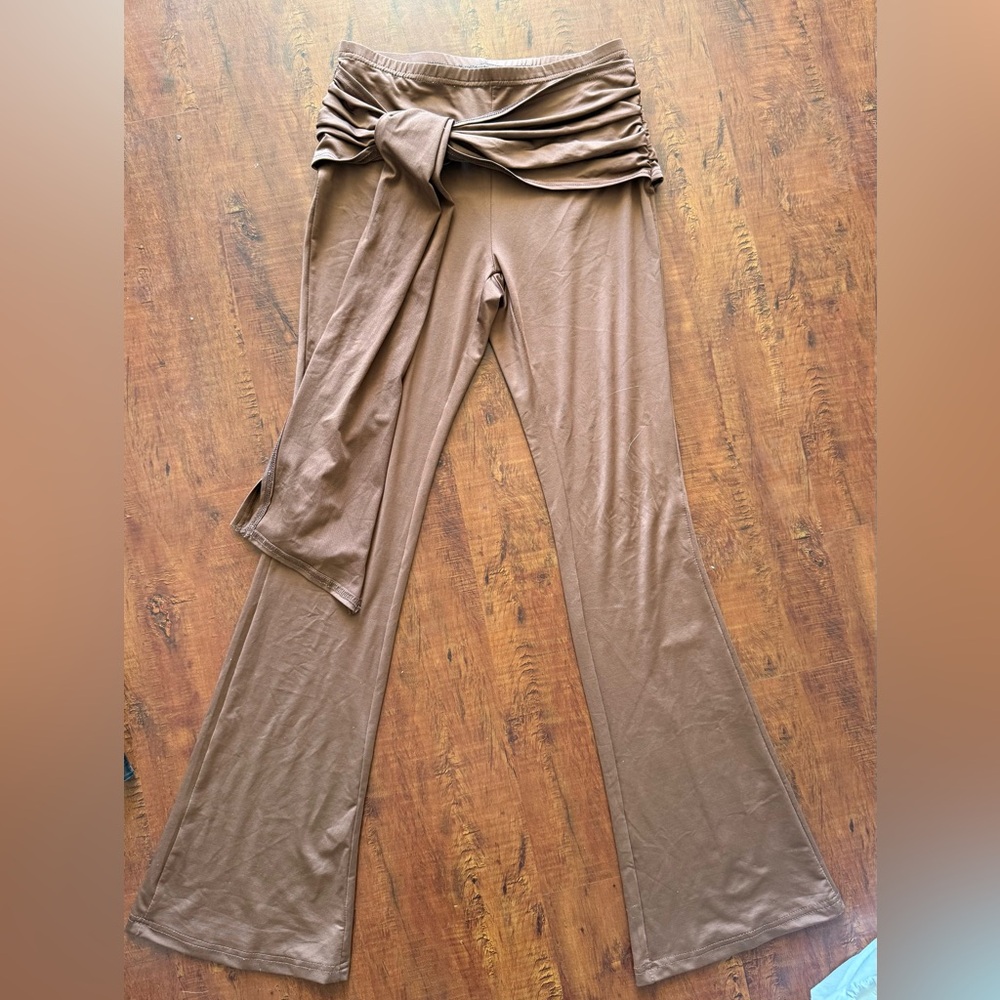 Elegant Brown  yoga lounge Women's Pants